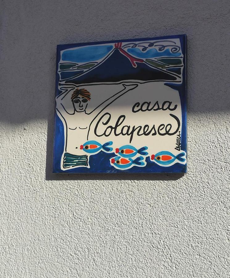 カステルモーラ Casa Colapesceヴィラ エクステリア 写真